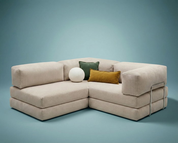 Atelier Del Sofa Kanyon - Sofá-Cama Esquinero Crema Atelier Del Sofa Kanyon - Sofá-Cama Esquinero Crema